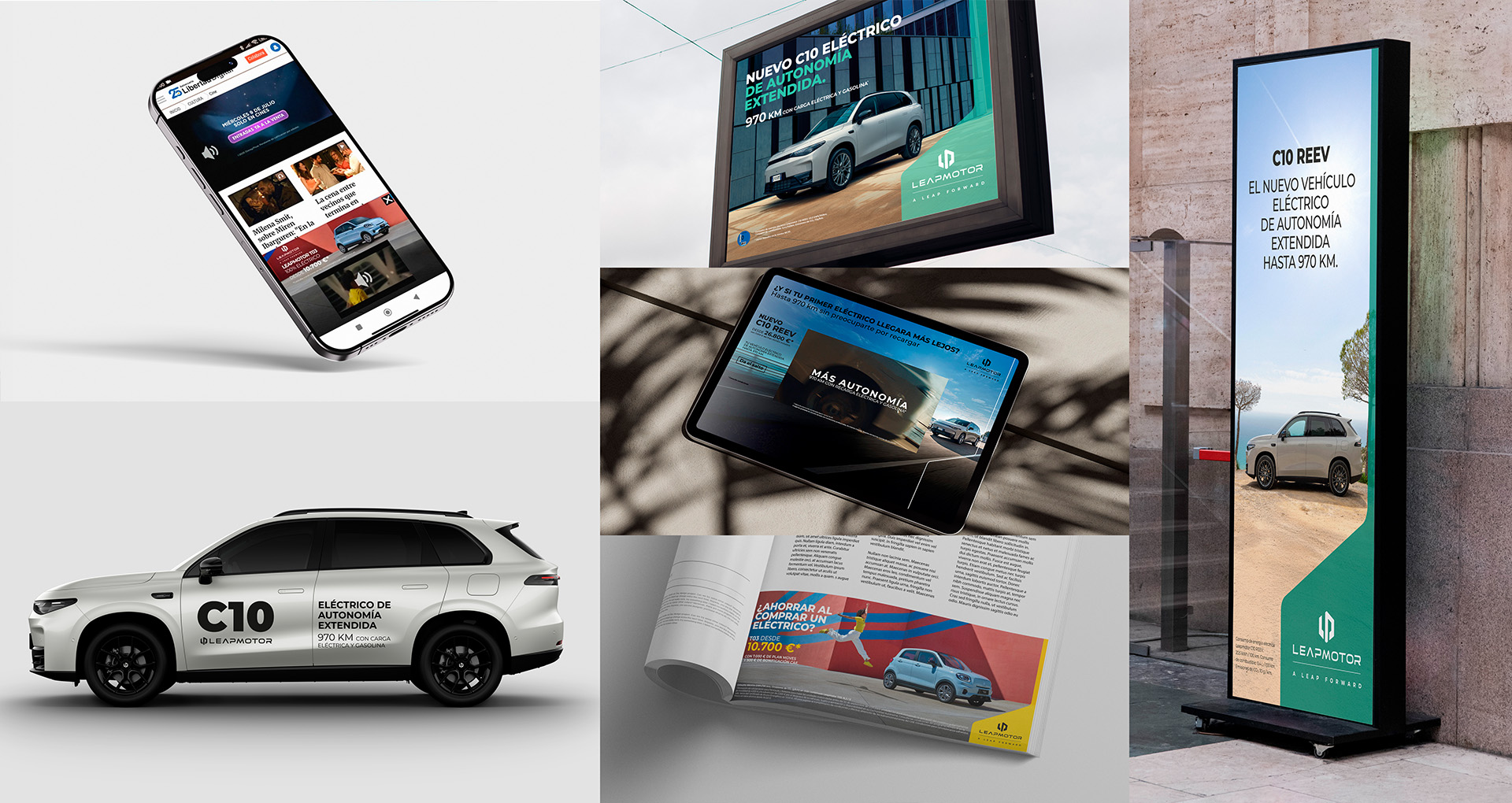 Lanzamiento Leapmotor C10 - Material desarrollado