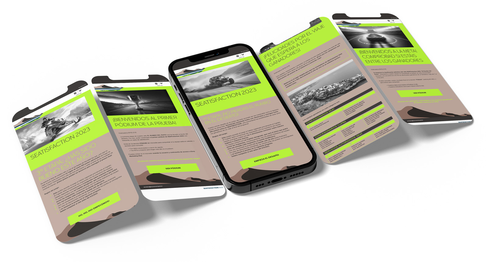 SEATisfaction - Mobile Mockup