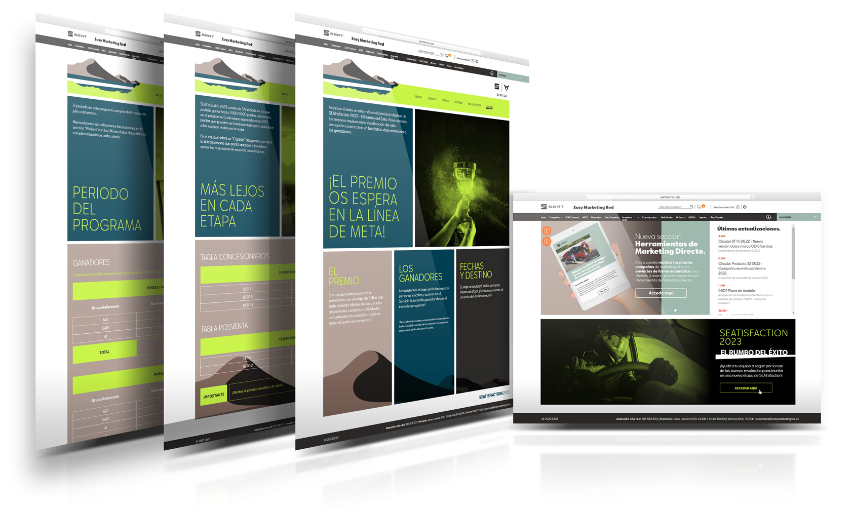 SEATisfaction - Screen Mockup